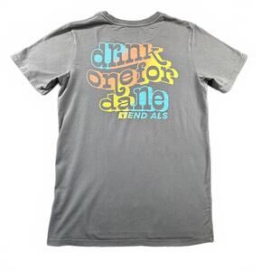 Dutch Bros Coffee Adult Medium Gray T-Shirt Drink One For Dane